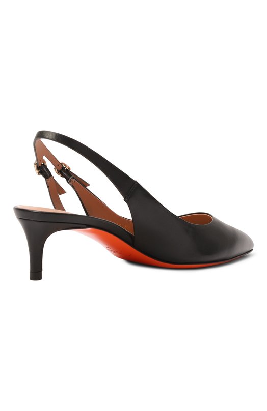 Кожаные туфли Santoni WDLG71407HA2NSZA Чёрный  WDLG71407HA2NSZA Фото 5