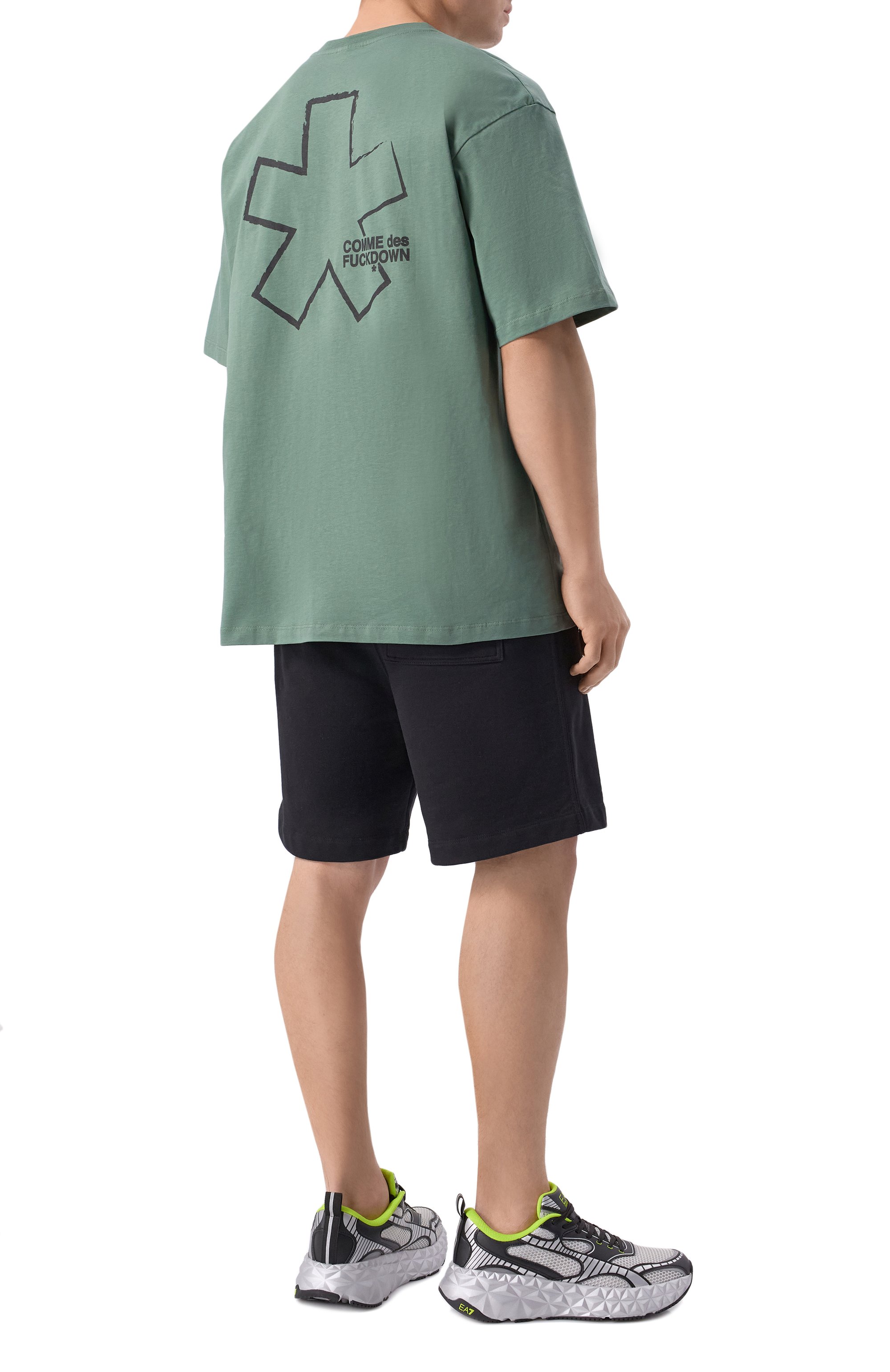 Хлопковая футболка COMME DES FUCKDOWN, арт. CFABM01506, фото 2