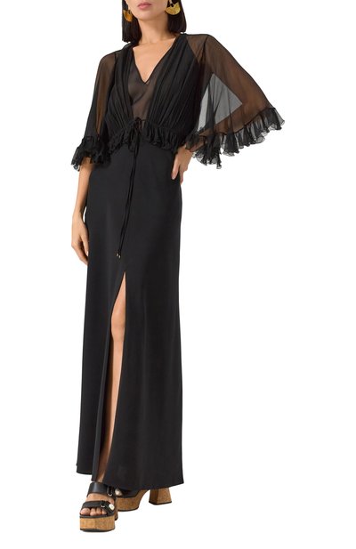 Шелковое платье CHLOÉ, арт. CHC25SR026355, фото 3