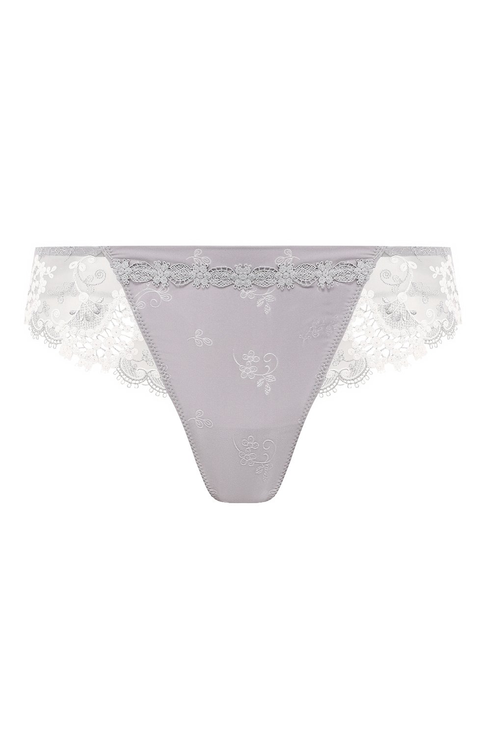 Трусы-стринги с кружевной отделкой SIMONE PERELE, арт. 12B710_серебр, фото 1