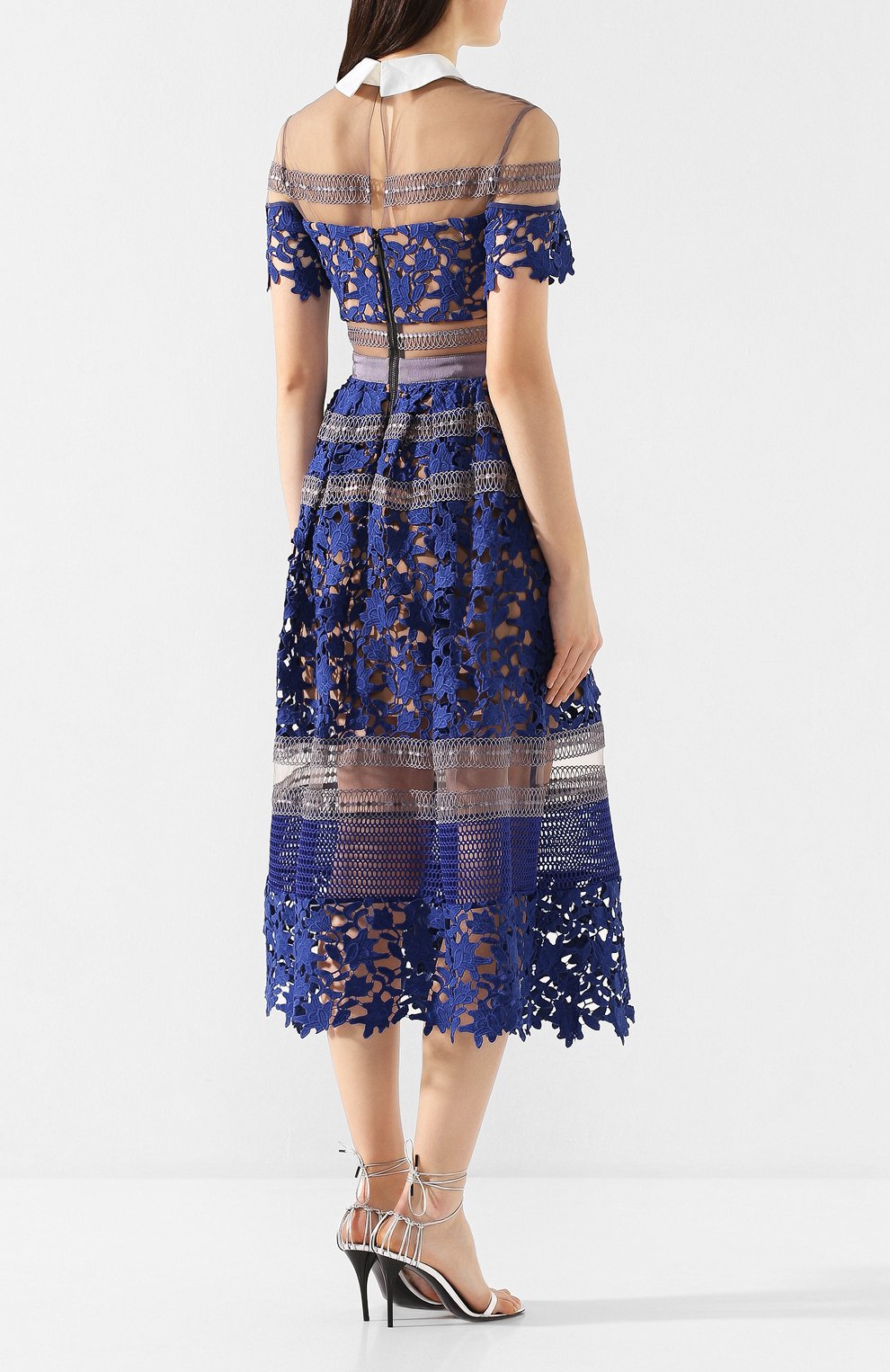 Платье-миди SELF-PORTRAIT, арт. SP5-040 P0, фото 4