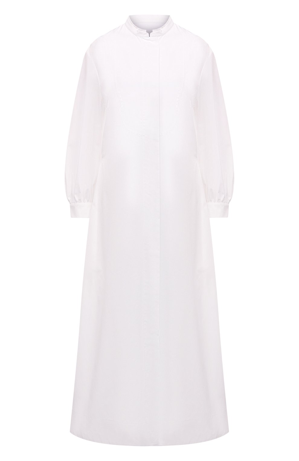Хлопковое платье JIL SANDER белого цвета по цене 134500 руб., арт. JSPU500606-WU245200, фото 1 Хлопковое платье JIL SANDER, арт. JSPU500606-WU245200, фото 1