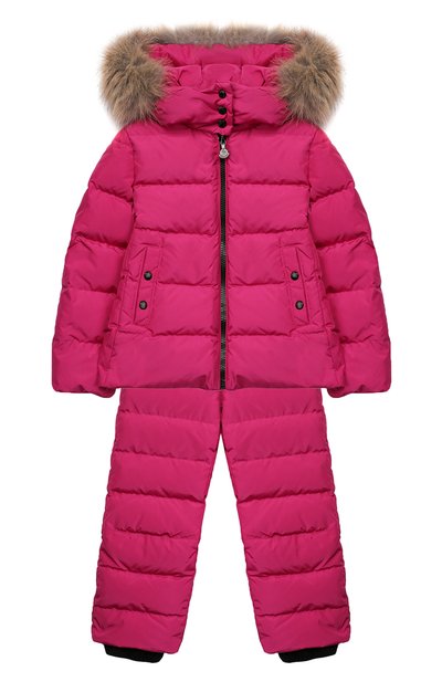Комплект из комбинезона и куртки nantua MONCLER фуксия цвета по цене 105500 руб., арт. E2-954-75329-15-57244/4-6A, фото 1 Комплект из комбинезона и куртки nantua MONCLER, арт. E2-954-75329-15-57244/4-6A, фото 1