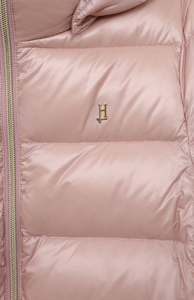Пуховое пальто HERNO розового цвета по цене 67950 руб., арт. PI000164G/12017/10A-14A, фото 3 Пуховое пальто HERNO, арт. PI000164G/12017/10A-14A, фото 3