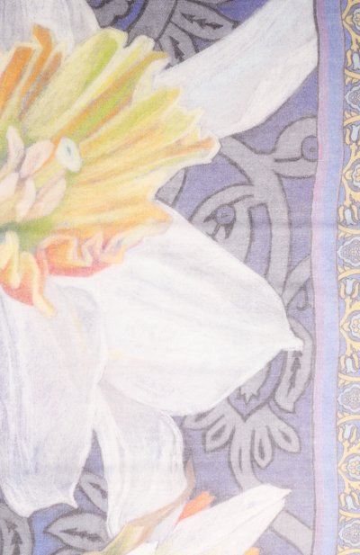 Шаль ирисы из кашемира и шерсти GOURJI, арт. 91235155/44114, фото 4