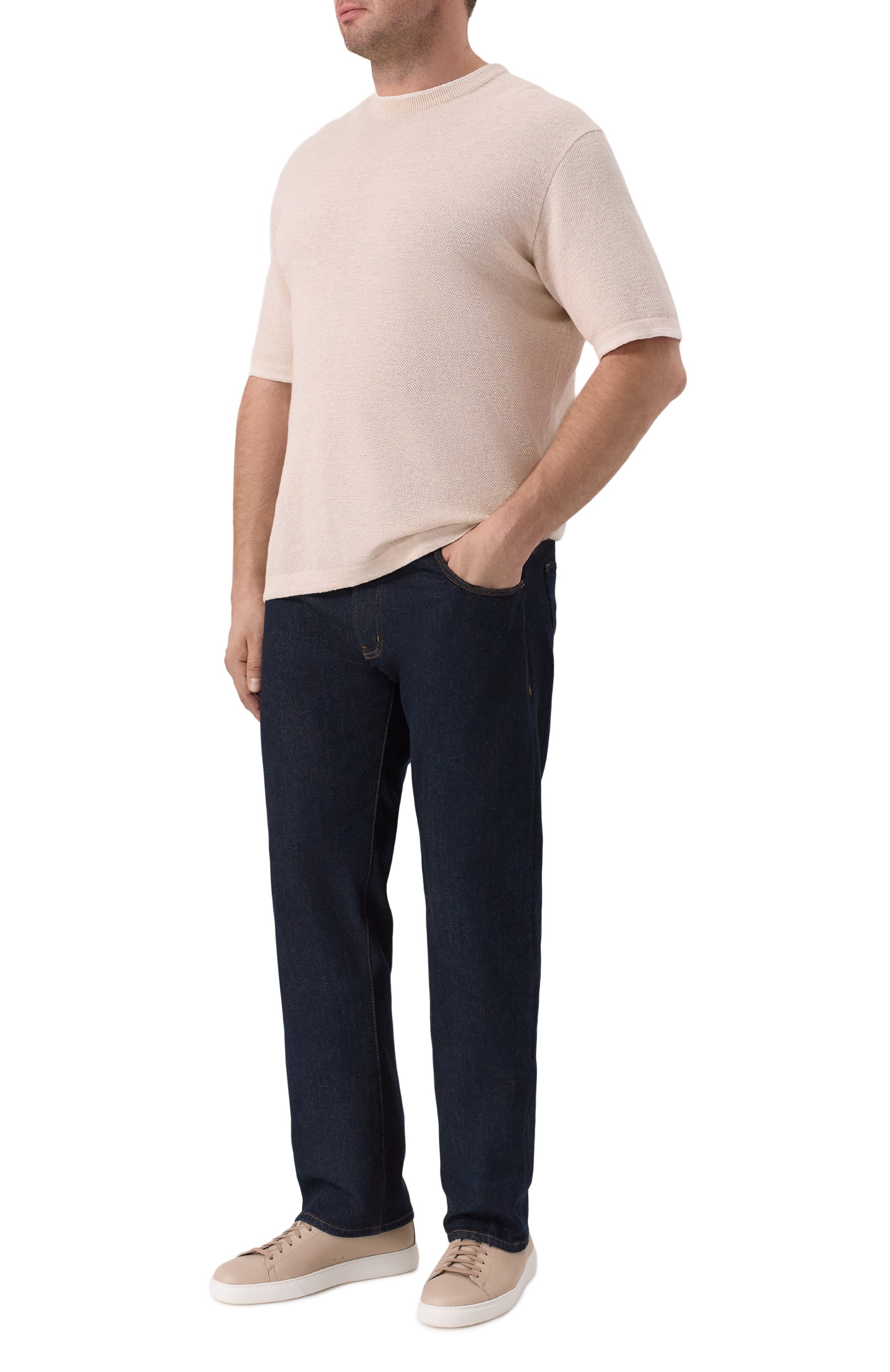 Джемпер изо льна и хлопка PAUL&SHARK, арт. 26411552_001, фото 2