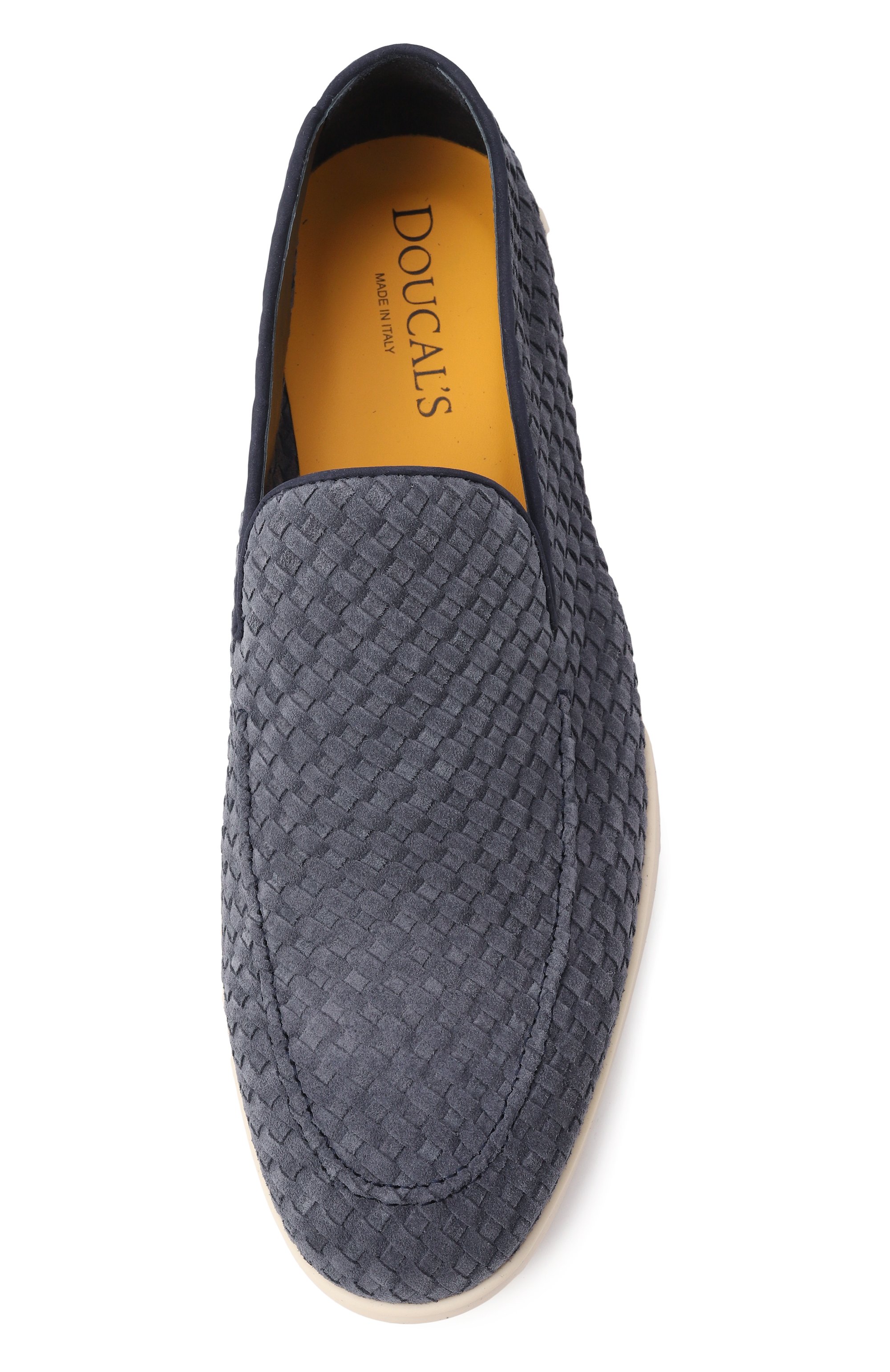 Замшевые лоферы DOUCAL'S темно-синего цвета по цене 52750 руб., арт. DU3416NWMAUY261G, фото 6 Замшевые лоферы DOUCAL'S, арт. DU3416NWMAUY261G, фото 6