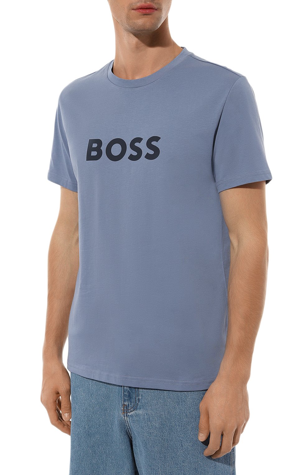 Хлопковая футболка BOSS, арт. 50503276, фото 3
