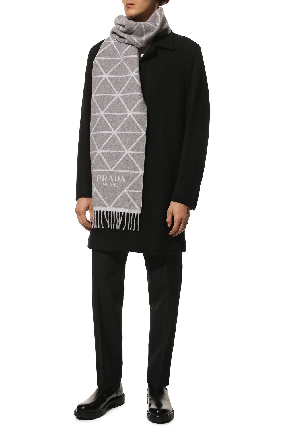 Кашемировый шарф PRADA, арт. 2FS013-2D3G-F0N8C-OOO, фото 3