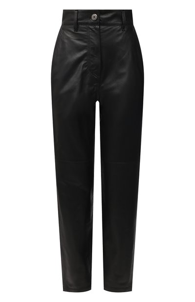 Женские кожаные брюки BRUNELLO CUCINELLI, арт. M0NBGP7425