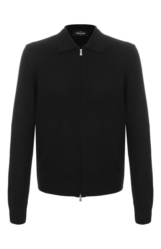 Кашемировый кардиган Gran Sasso 57151/20206 Чёрный 57151/20206