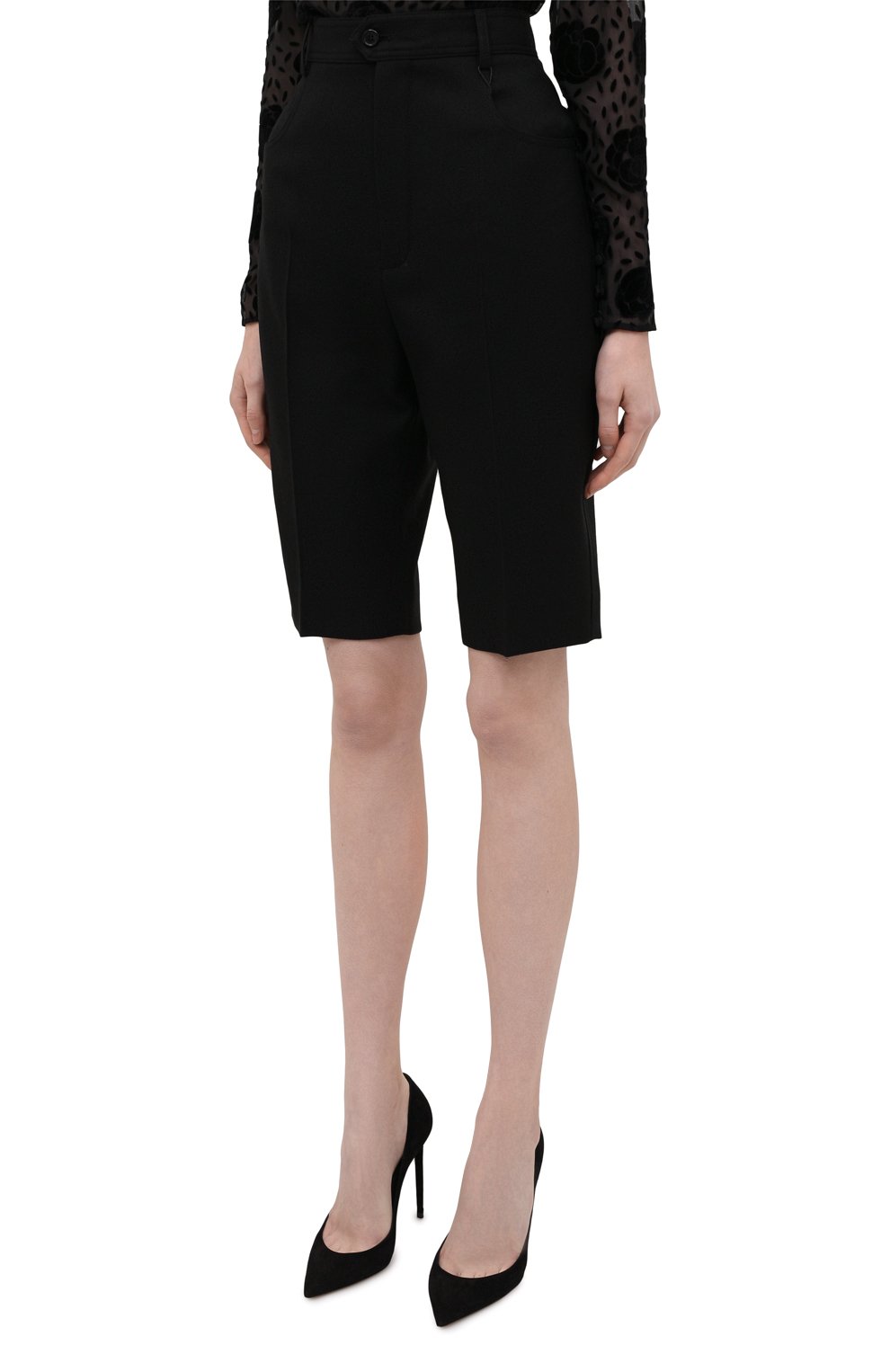 Шерстяные шорты SAINT LAURENT, арт. 661317/Y7B73, фото 3
