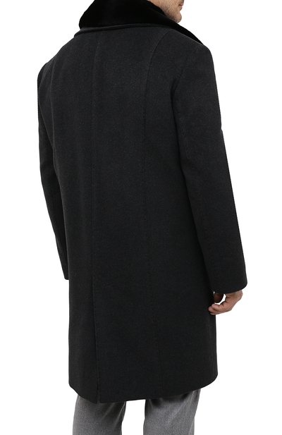 Кашемировое пальто с воротником из норки VICTORIA KUSENKOVA, арт. 719111510544, фото 4