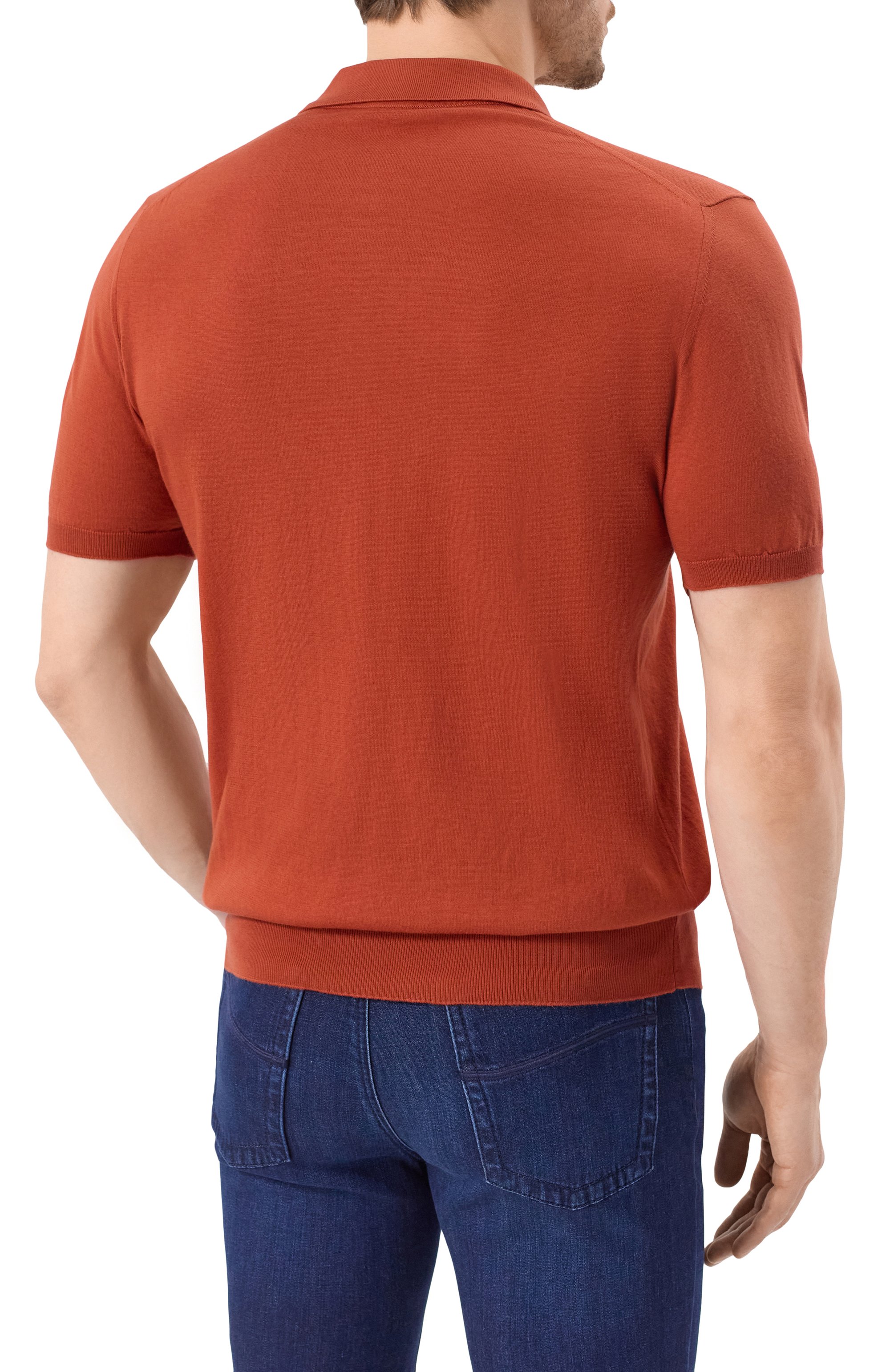 Хлопковое поло KITON, арт. UMKX33Z430S, фото 4