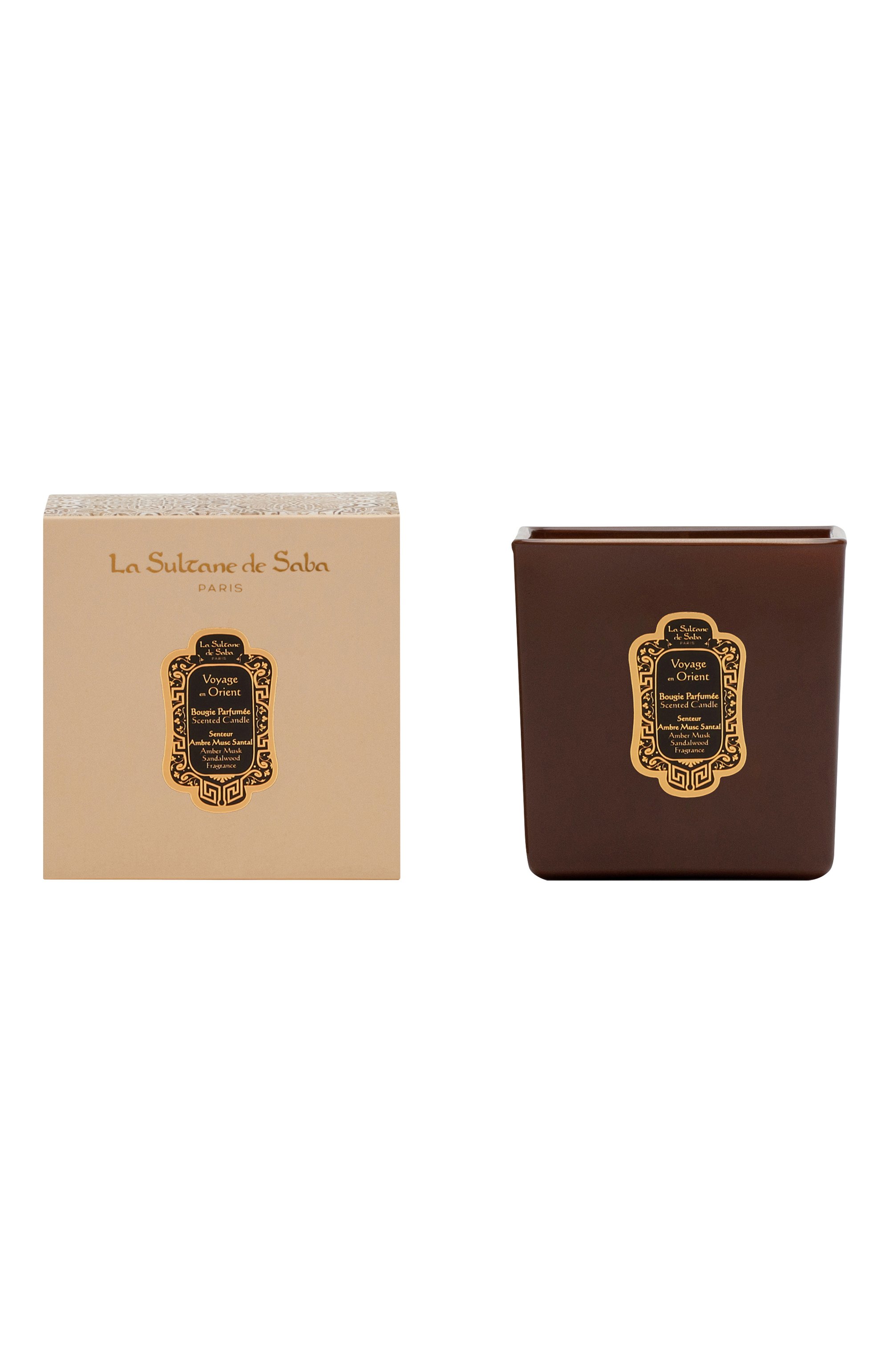 Ароматическая свеча "амбра, мускус и сандал" (400g) LA SULTANE DE SABA, арт. 3700448605719, фото 3