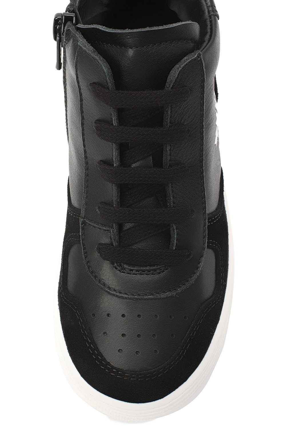 Высокие кожаные кеды DSQUARED2, арт. 64924/CR0STA/18-27, фото 4