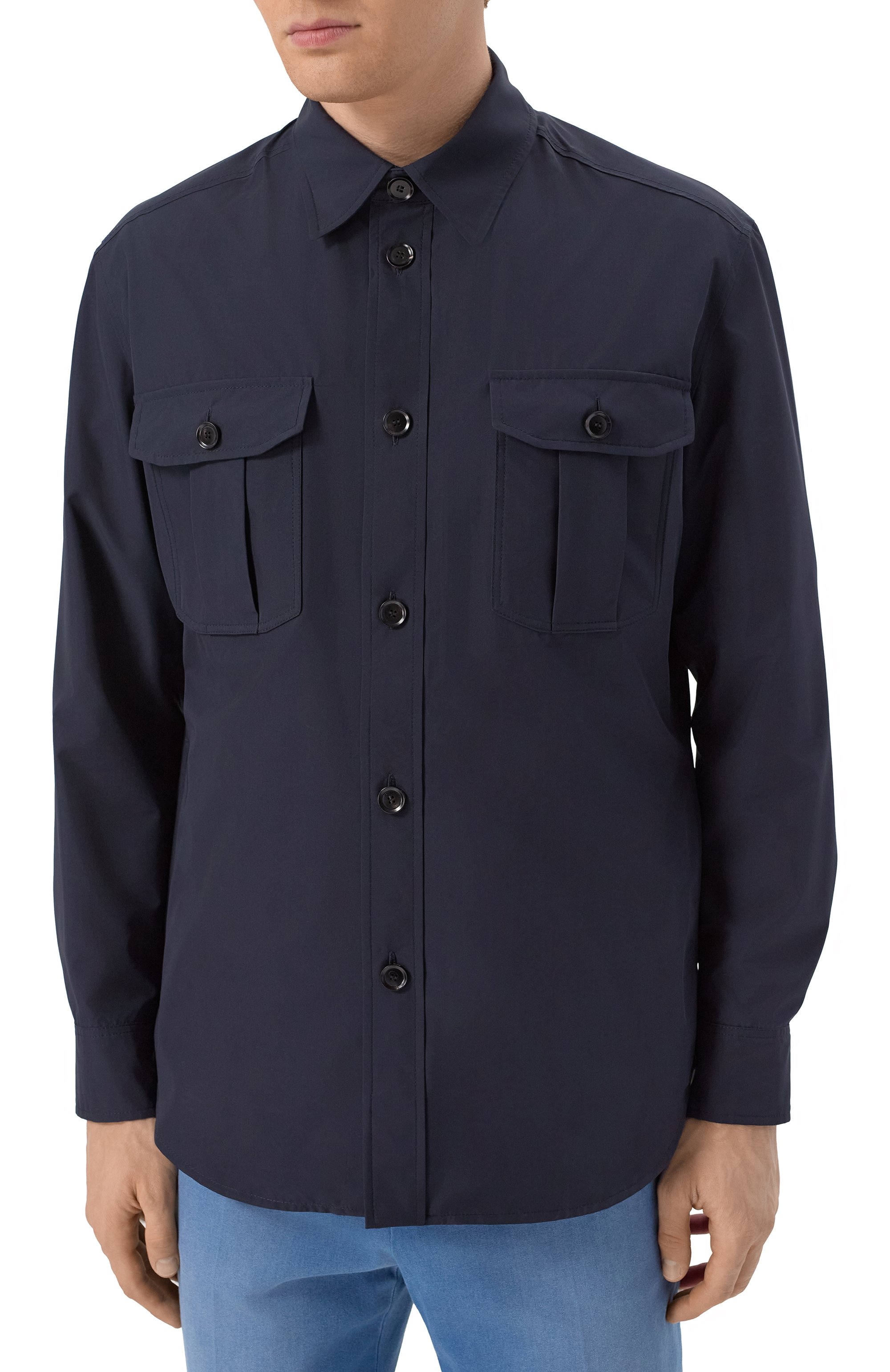 Шелковая куртка-рубашка BRIONI, арт. SLTA0L/02401, фото 3