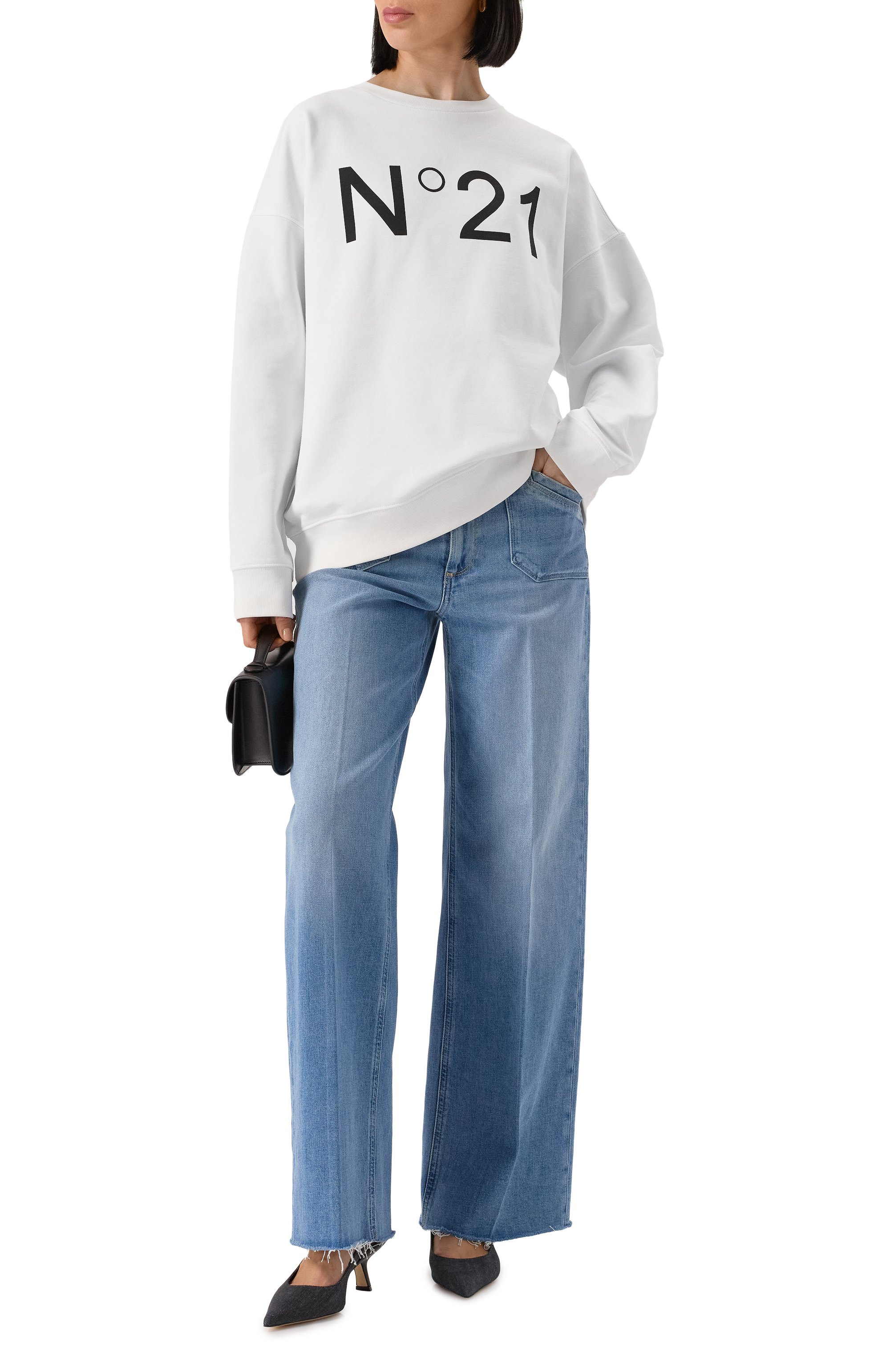 Хлопковый свитшот N21, арт. E032/6329, фото 2
