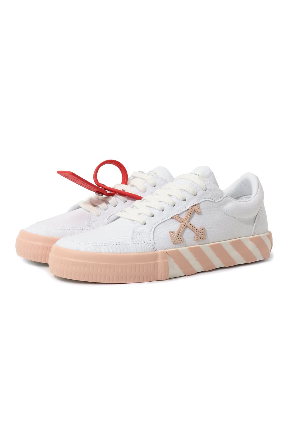 Текстильные кеды vulcanized OFF-WHITE, арт. OWIA272S23FAB0020134, фото 1
