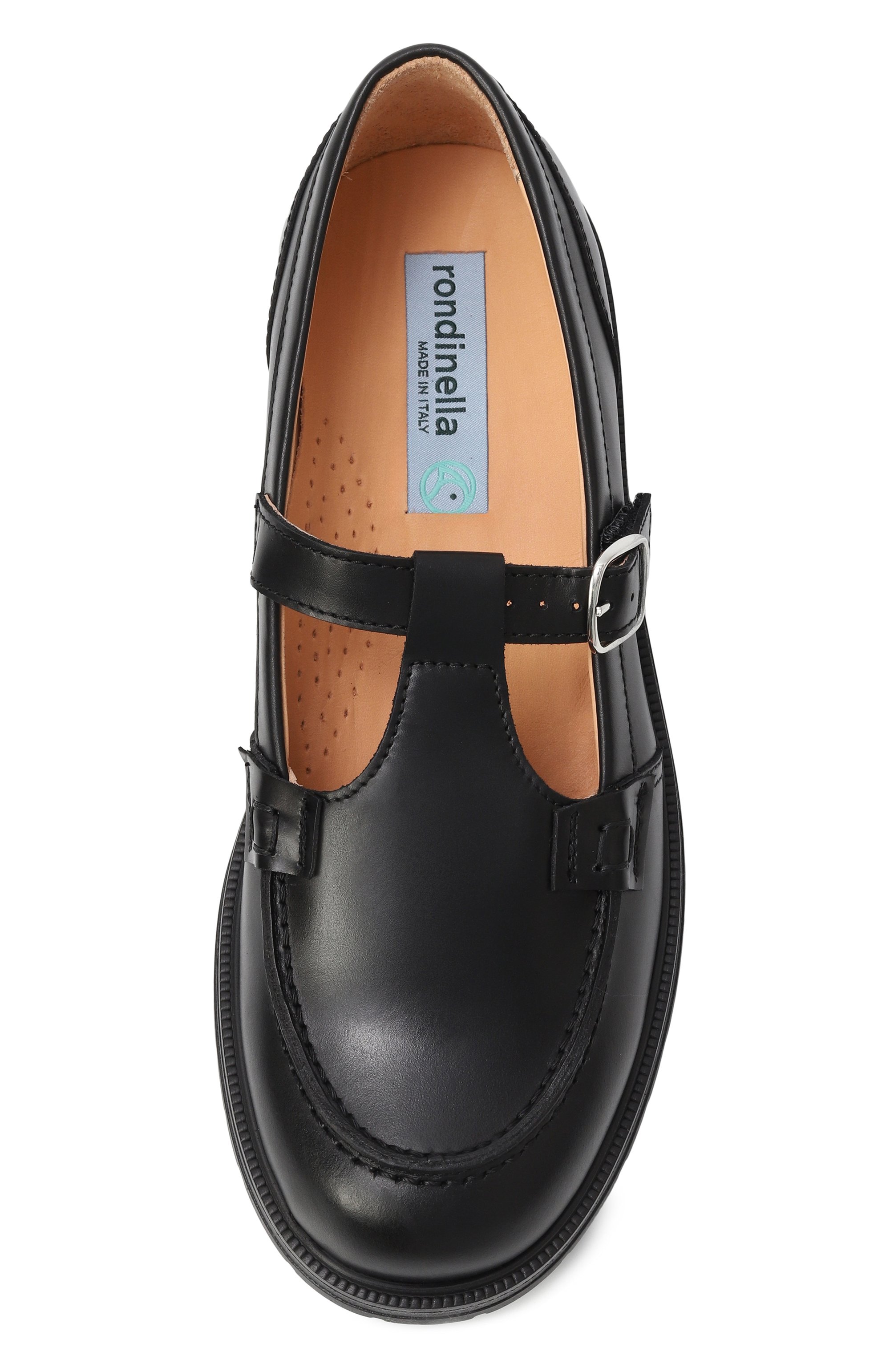 Кожаные лоферы RONDINELLA, арт. 12139-2A/G0MMA/37-40, фото 4