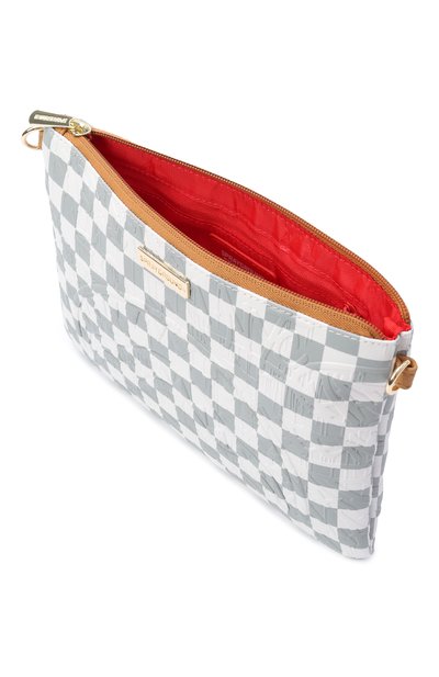 Клатч 3 am SPRAYGROUND светло-серого цвета по цене 13200 руб., арт. 910B8984NSZ/3AM CREAM CR0SSB0DY P0UCHETTE, фото 3 Клатч 3 am SPRAYGROUND, арт. 910B8984NSZ/3AM CREAM CR0SSB0DY P0UCHETTE, фото 3