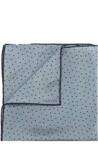 Мужской шелковый платок с принтом LANVIN, арт. 3715/HANDKERCHIEF
