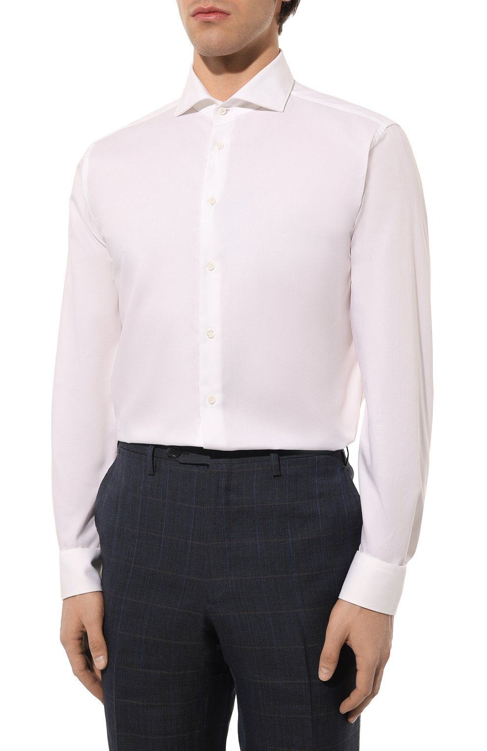 Хлопковая сорочка CORNELIANI, арт. 91P002-3111278, фото 4
