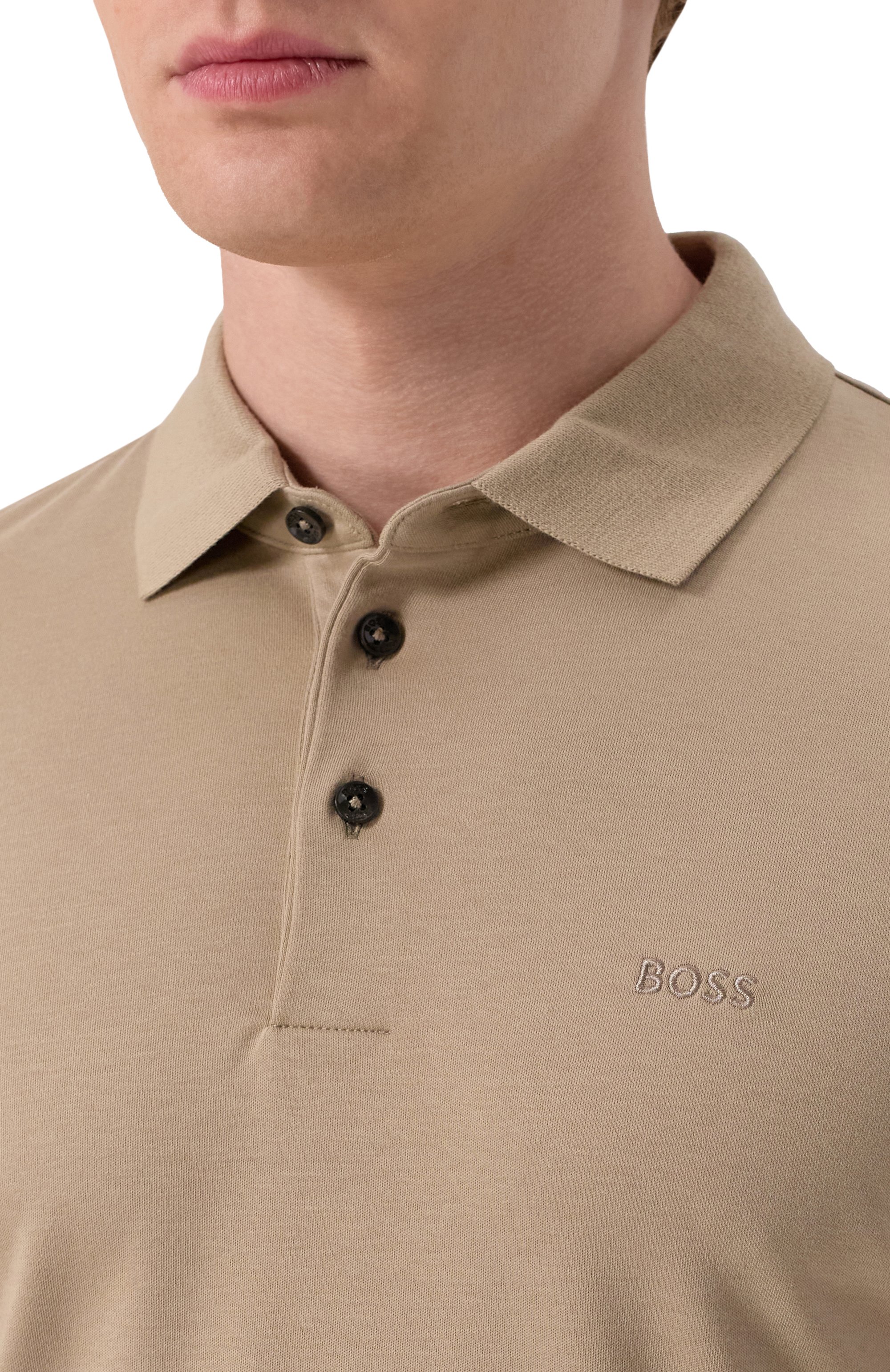 Хлопковое поло BOSS, арт. 50468392, фото 5