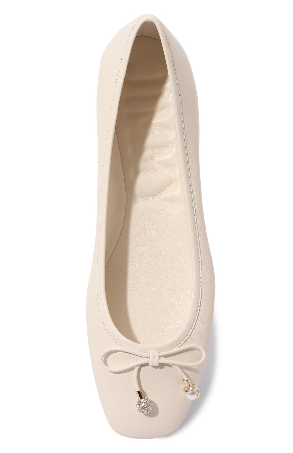 Кожаные балетки elme JIMMY CHOO, арт. ELME FLAT/NAP, фото 6
