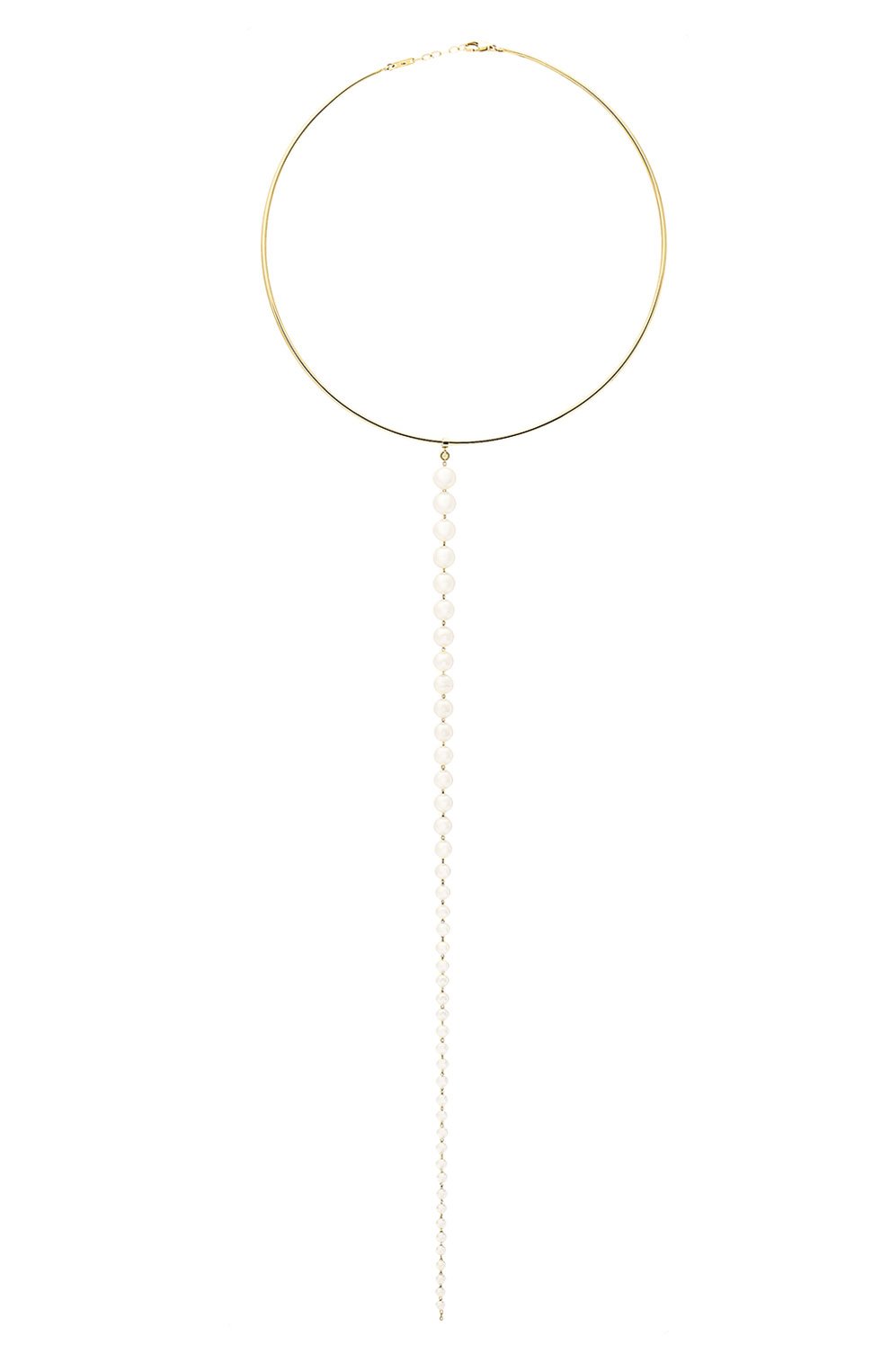 Колье MIZUKI бесцветного цвета по цене 598000 руб., арт. SBN175, фото 1 Колье MIZUKI, арт. SBN175, фото 1