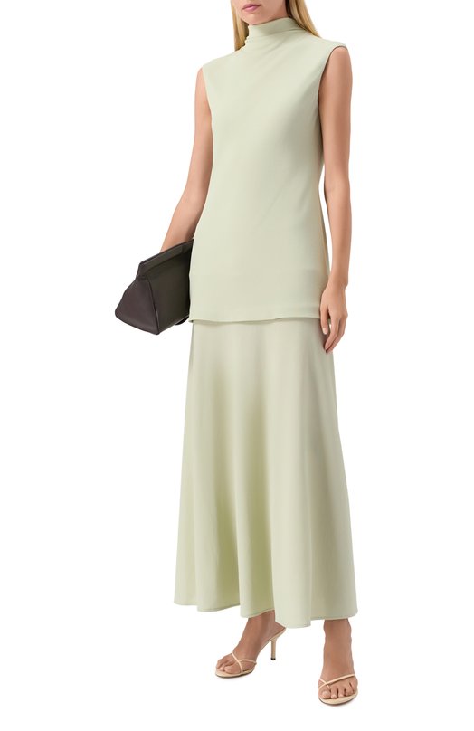 Платье из вискозы Jil Sander J04CT0107/J65016 Зелёный  J04CT0107/J65016 Фото 2