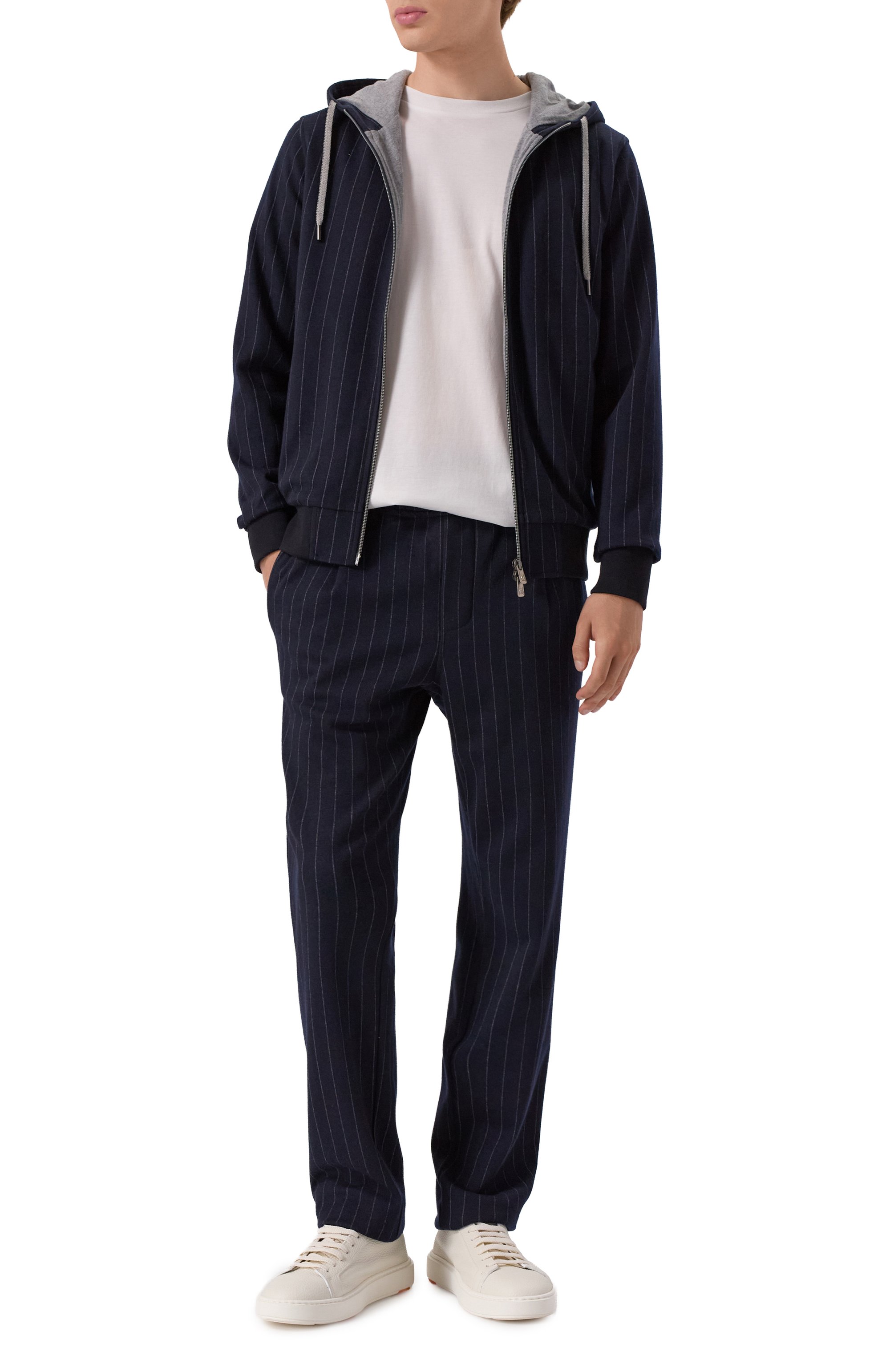 Брюки из шерсти и хлопка CAPOBIANCO, арт. 19M749.IB00./56, фото 2