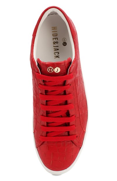 Кожаные кеды HIDE AND JACK, арт. TSCLREDWHT, фото 5