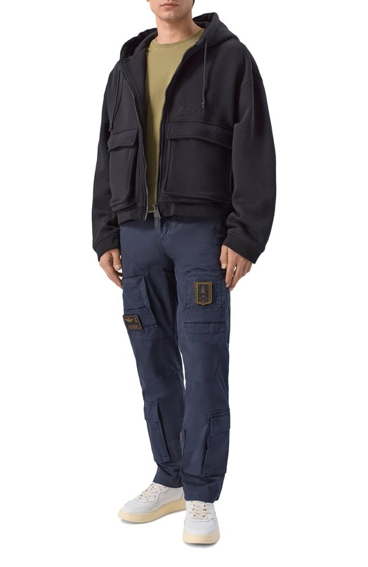 Хлопковая футболка Aeronautica Militare TS1580UJ00372_001 Хаки  TS1580UJ00372_001 Фото 2