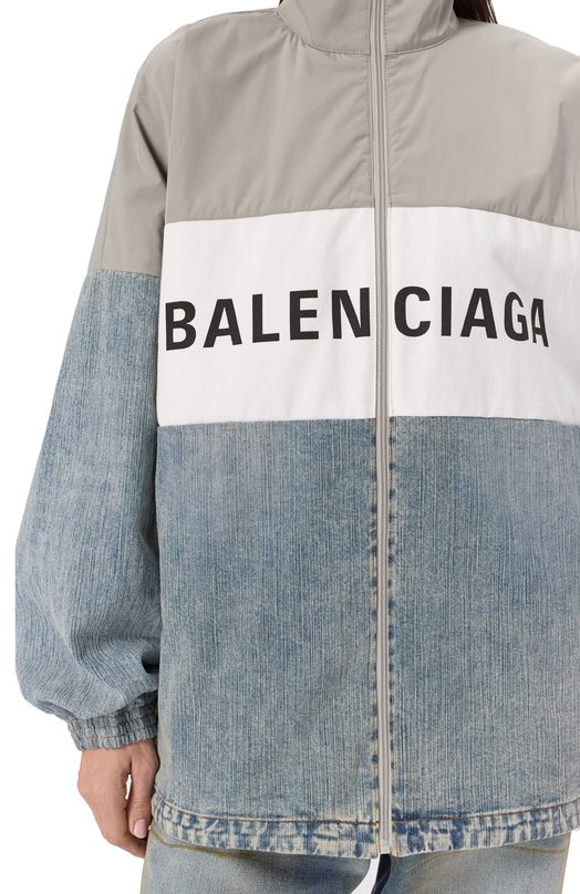 Комбинированная куртка Balenciaga 822843/TNW65 Серый  822843/TNW65 Фото 5