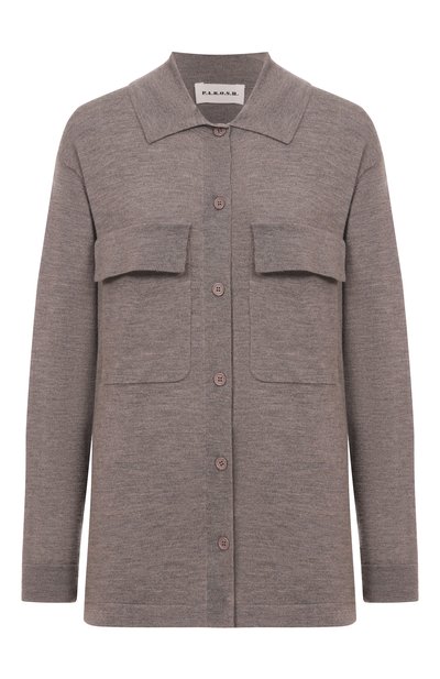 Женский кардиган из шерсти и кашемира P.A.R.O.S.H., арт. LIME25-D540898