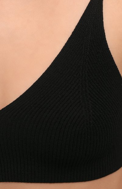 Бра-топ JACQUEMUS черного цвета по цене 12750 руб., арт. 211KN15/204991, фото 5 Бра-топ JACQUEMUS, арт. 211KN15/204991, фото 5