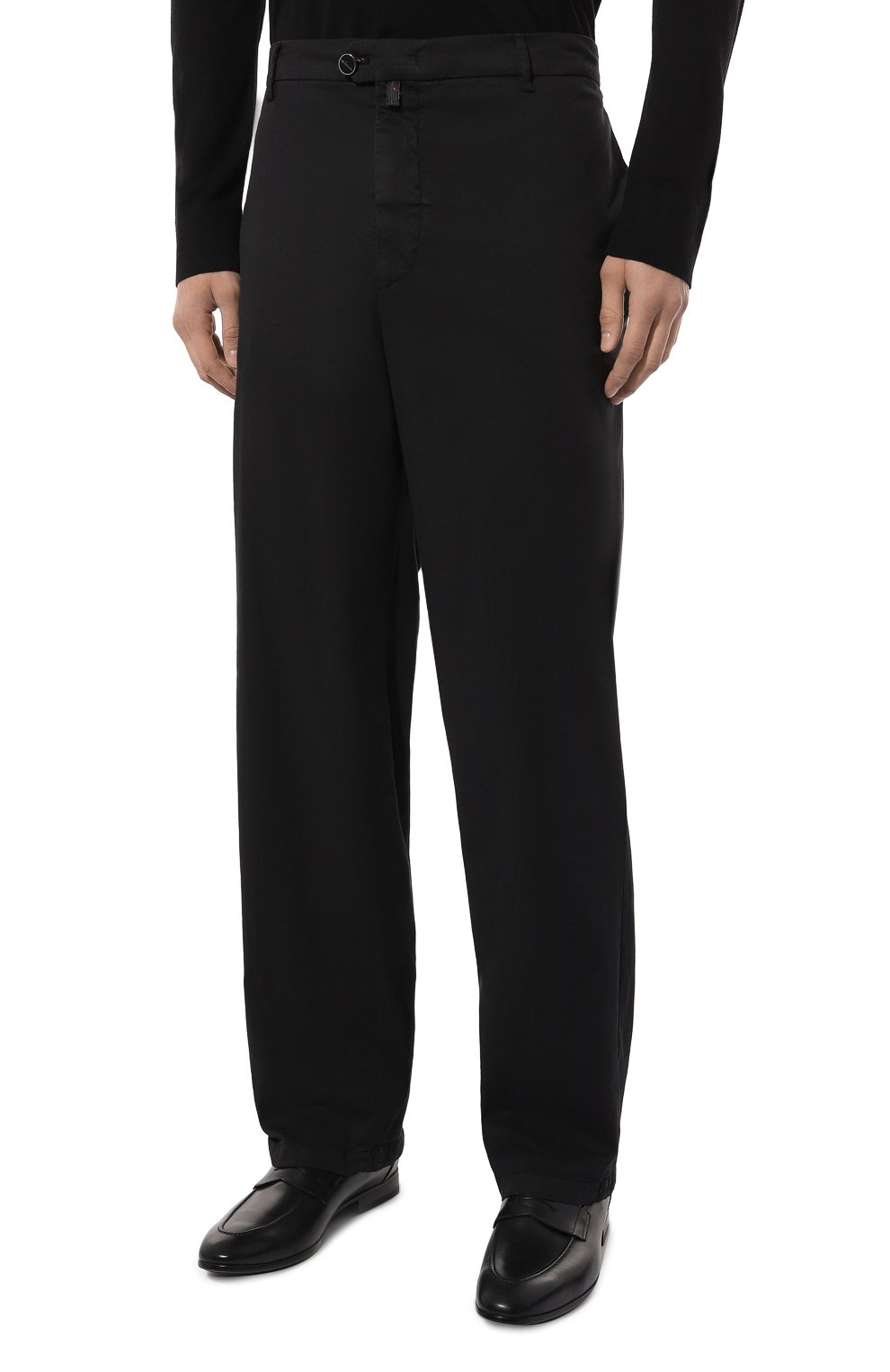 Брюки из хлопка и шелка KITON, арт. UFPPEK0606D, фото 3