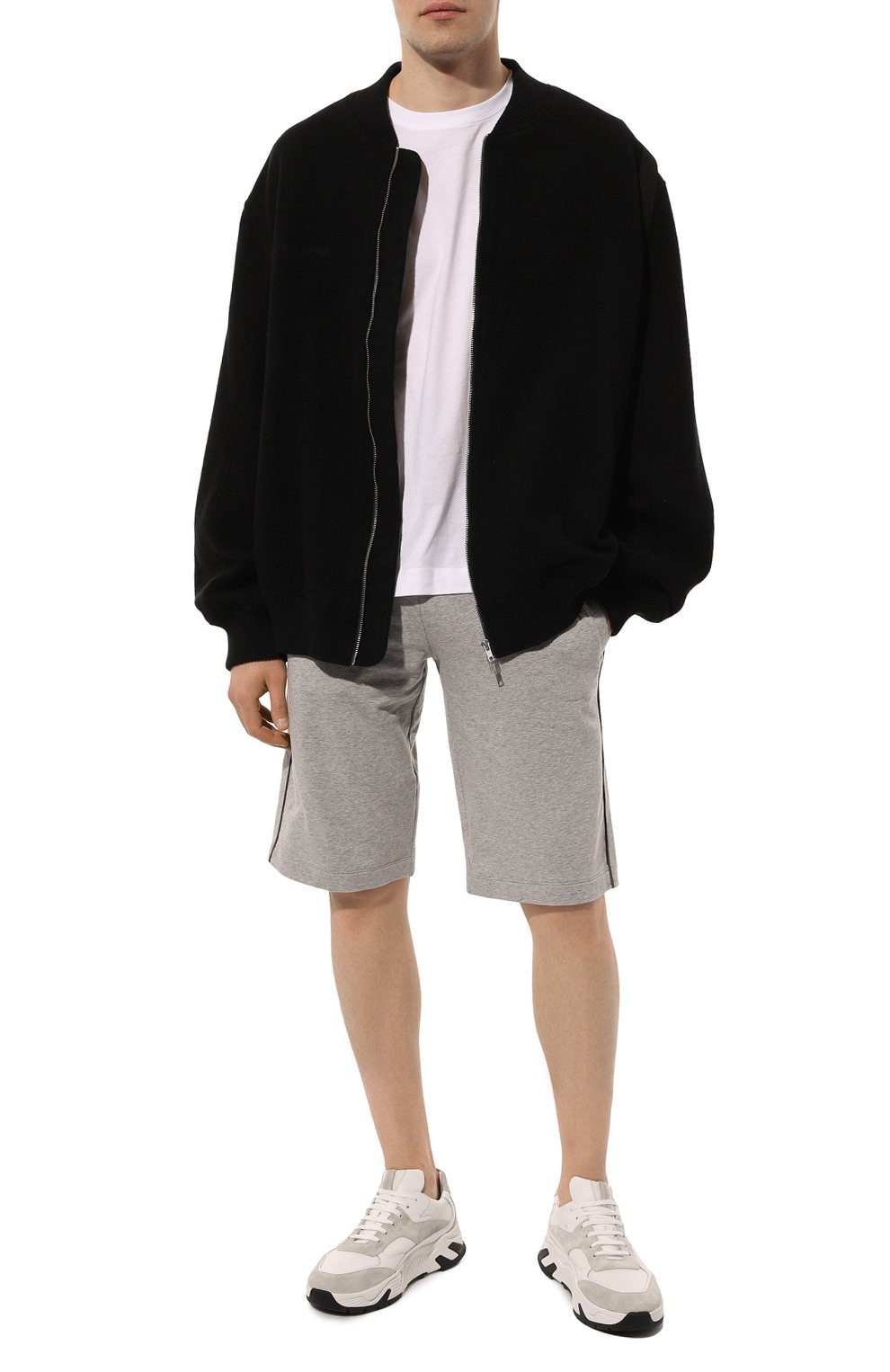 Хлопковые шорты STEFANO RICCI серого цвета по цене 79200 руб., арт. K111020B3T/T23256, фото 2 Хлопковые шорты STEFANO RICCI, арт. K111020B3T/T23256, фото 2