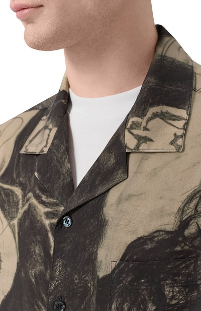 Рубашка из вискозы DOMREBEL, арт. M EXTR0VERT/CAMP C0LLAR SHIRT, фото 5