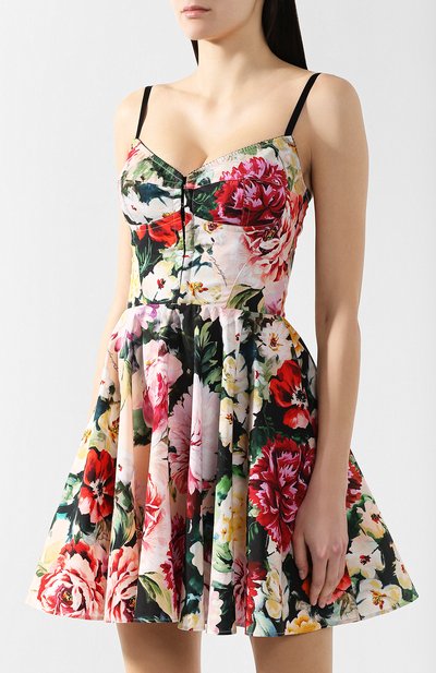 Хлопковое мини-платье DOLCE & GABBANA, арт. F6D3CT/HS5CY, фото 3