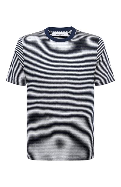 Мужская футболка изо льна и хлопка GRAN SASSO, арт. 60110/71902