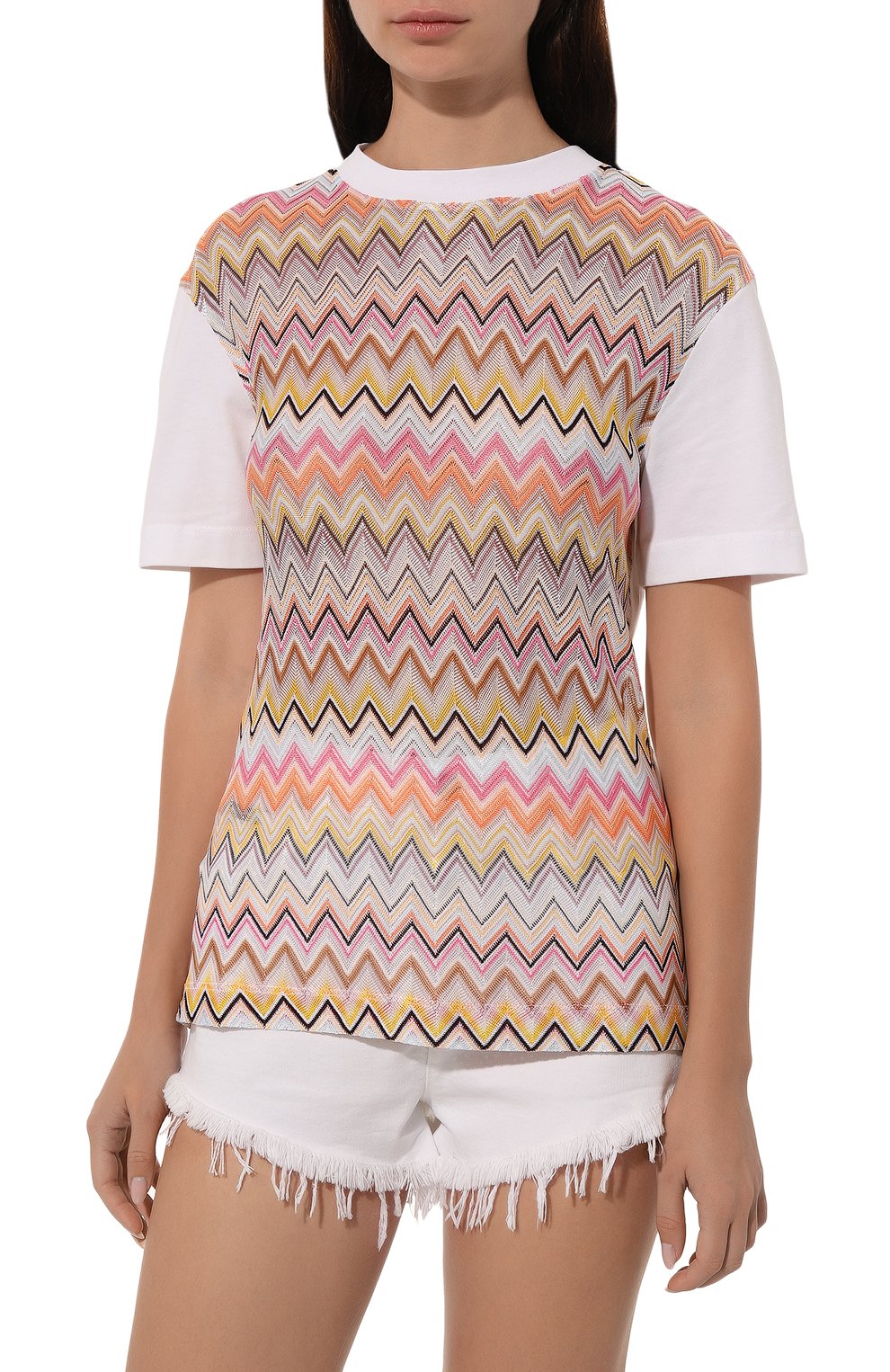 Хлопковая футболка MISSONI, арт. DS24WL0A/BJ00L9, фото 3