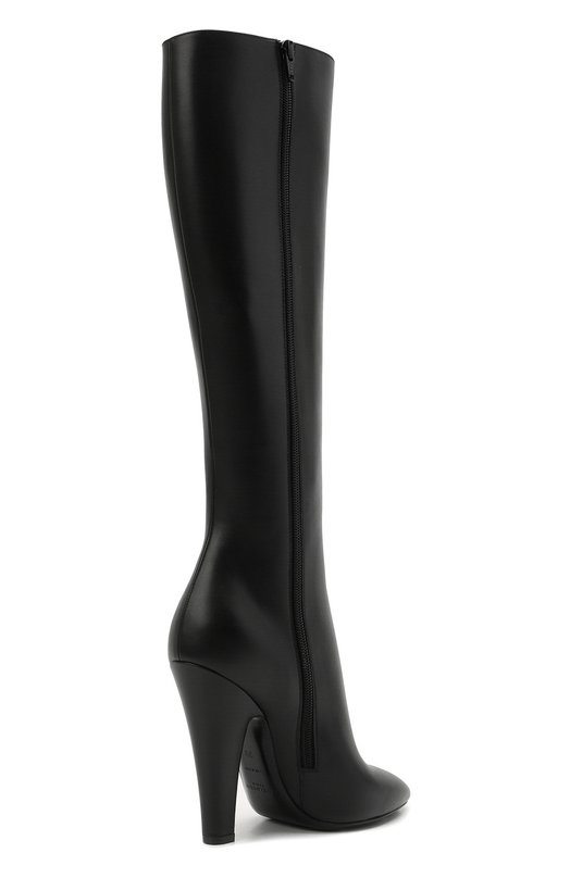 Кожаные сапоги 68 Saint Laurent Чёрный, фото 5