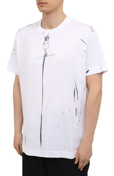Хлопковая футболка GIVENCHY, арт. BM712W3Y6B, фото 3