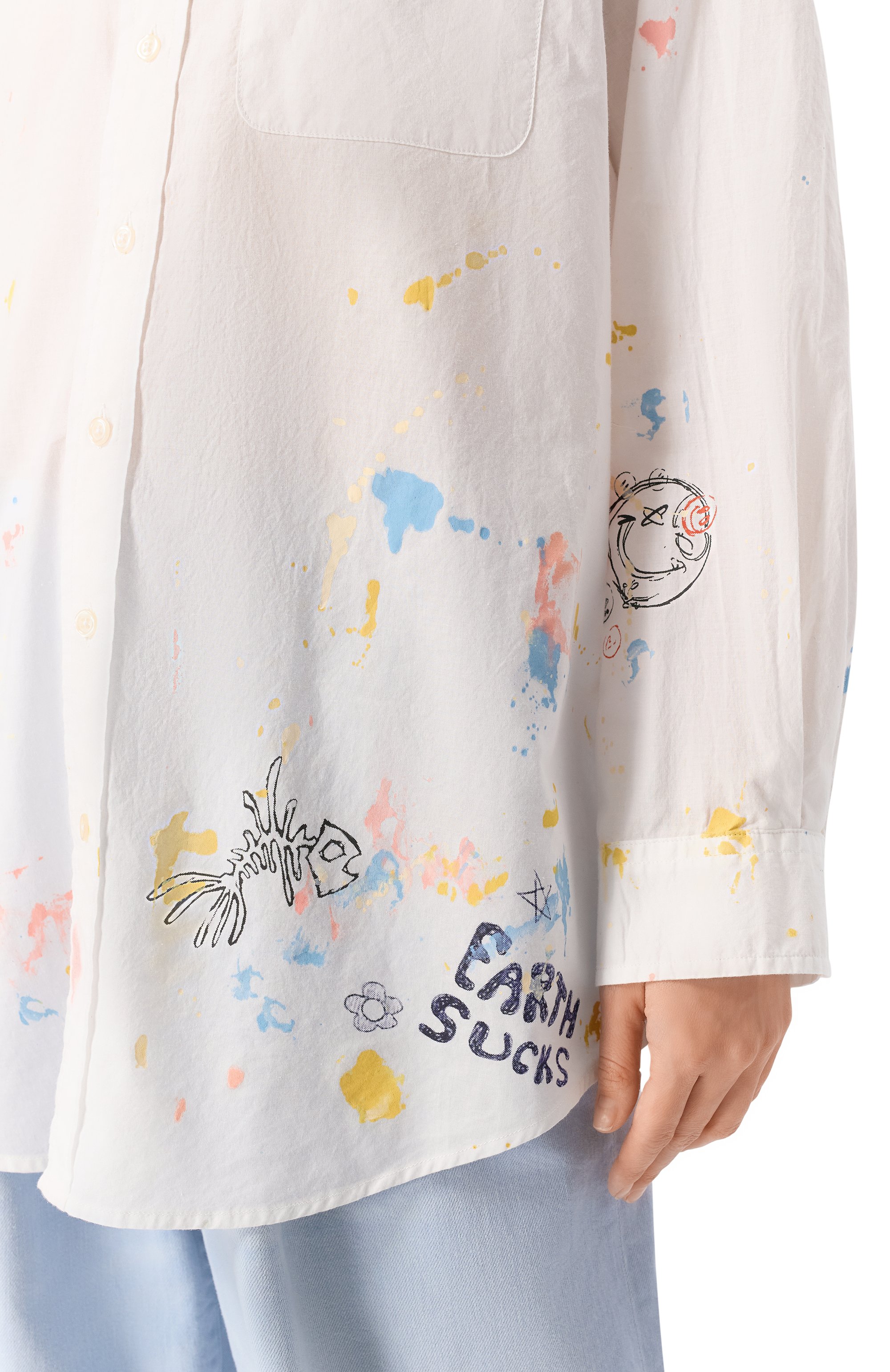 Хлопковая рубашка R13, арт. R13WR004-R508B, фото 5