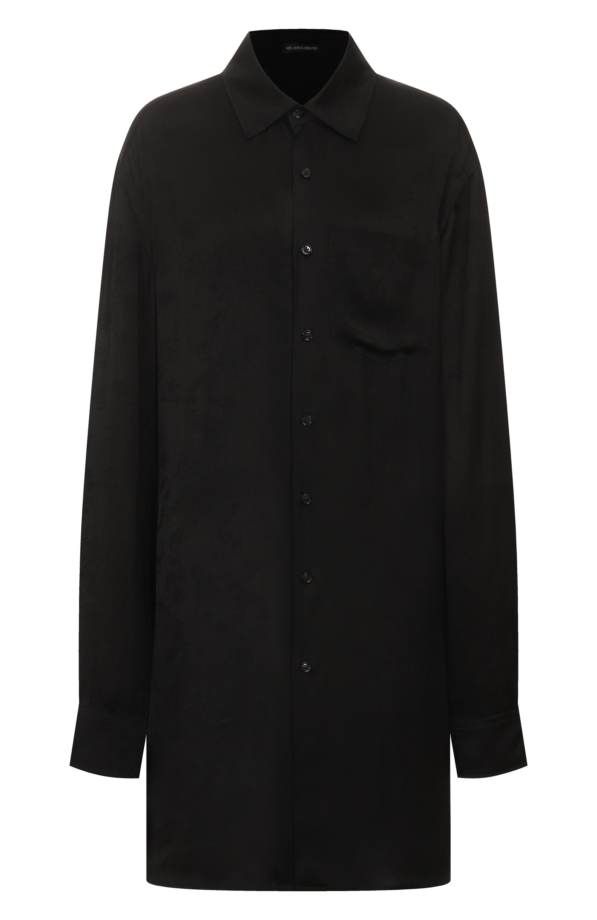 Рубашка из вискозы и шелка ANN DEMEULEMEESTER, арт. B0011748/FA611, фото 1