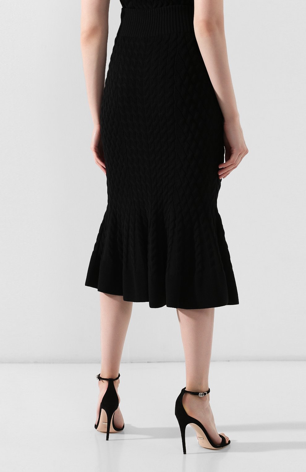 Шерстяная юбка ALEXANDER MCQUEEN, арт. 585181/Q1AB2, фото 4