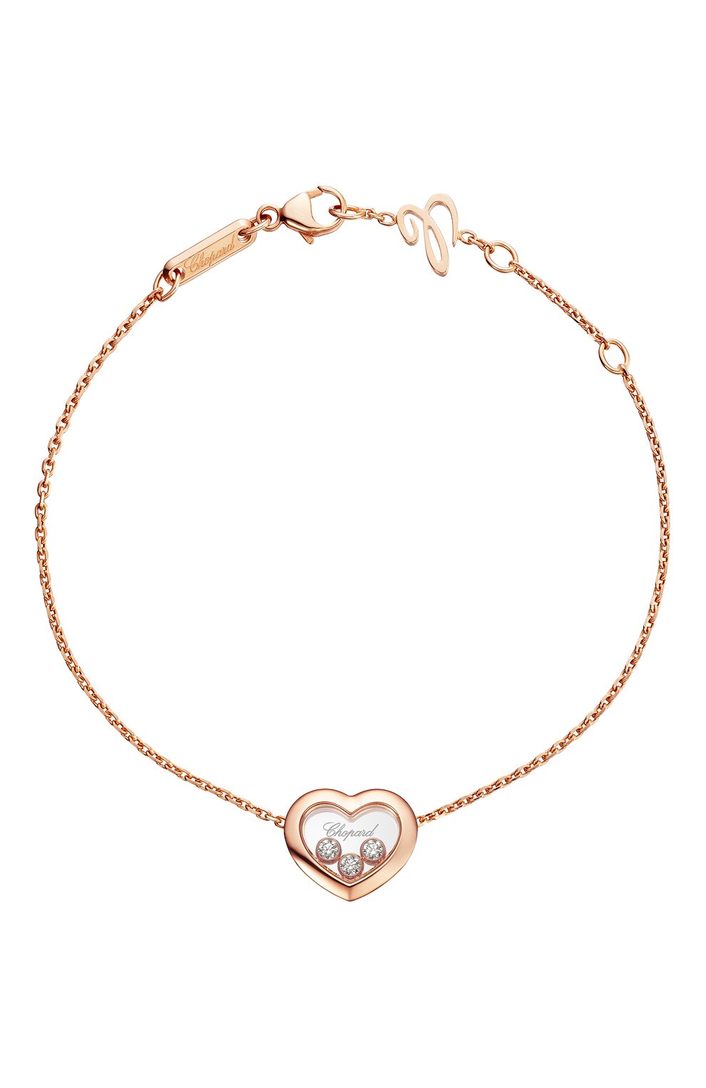 Браслет CHOPARD бесцветного цвета по цене 487500 руб., арт. 85A611-5001, фото 1 Браслет CHOPARD, арт. 85A611-5001, фото 1