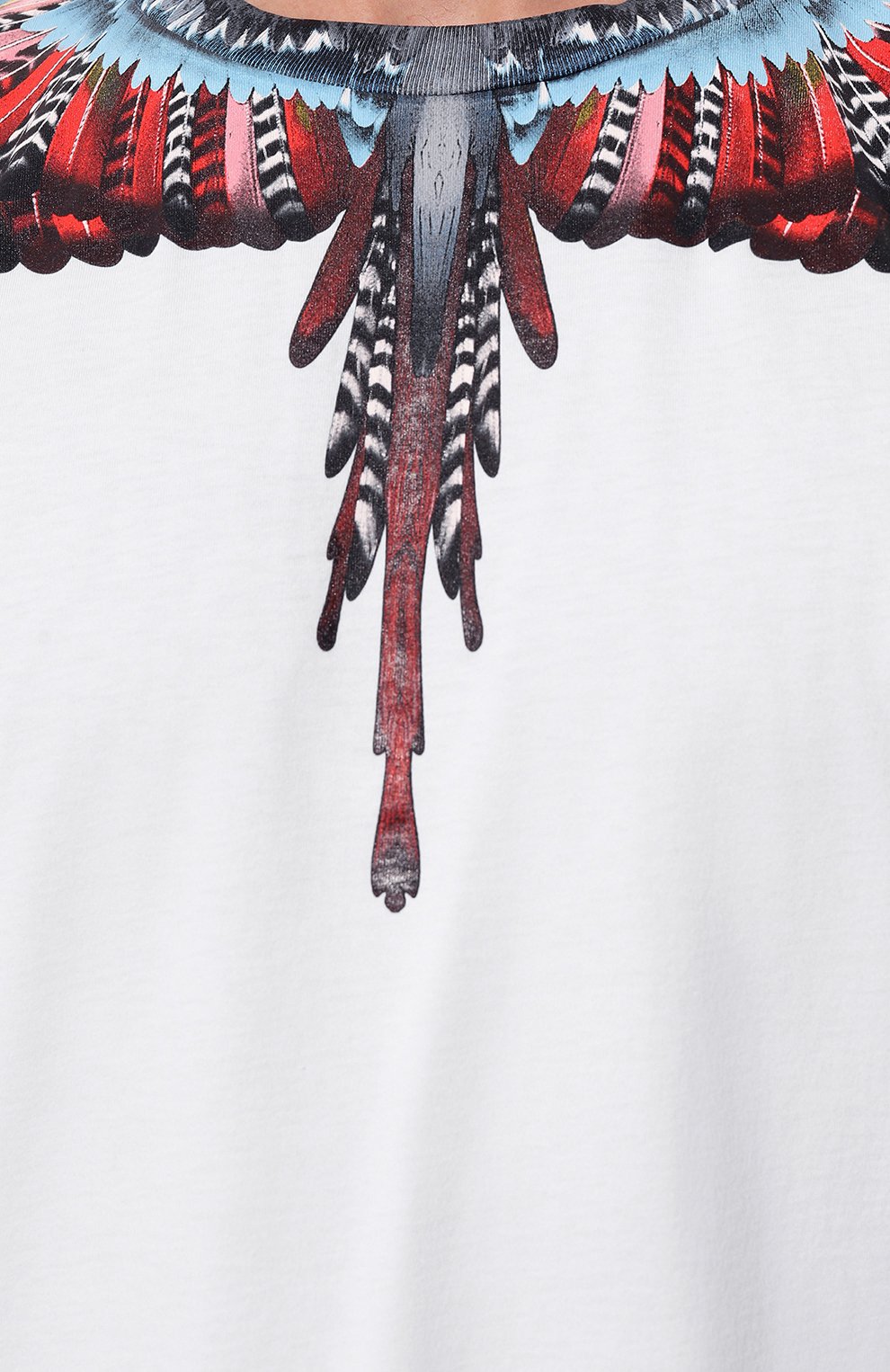 Хлопковая футболка MARCELO BURLON сиреневого цвета по цене 33100 руб., арт. CMAA018S23JER0020125, фото 5 Хлопковая футболка MARCELO BURLON, арт. CMAA018S23JER0020125, фото 5